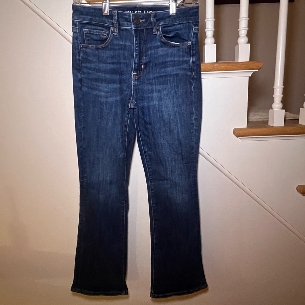 American Eagle High Rise Skinny Kick Jean